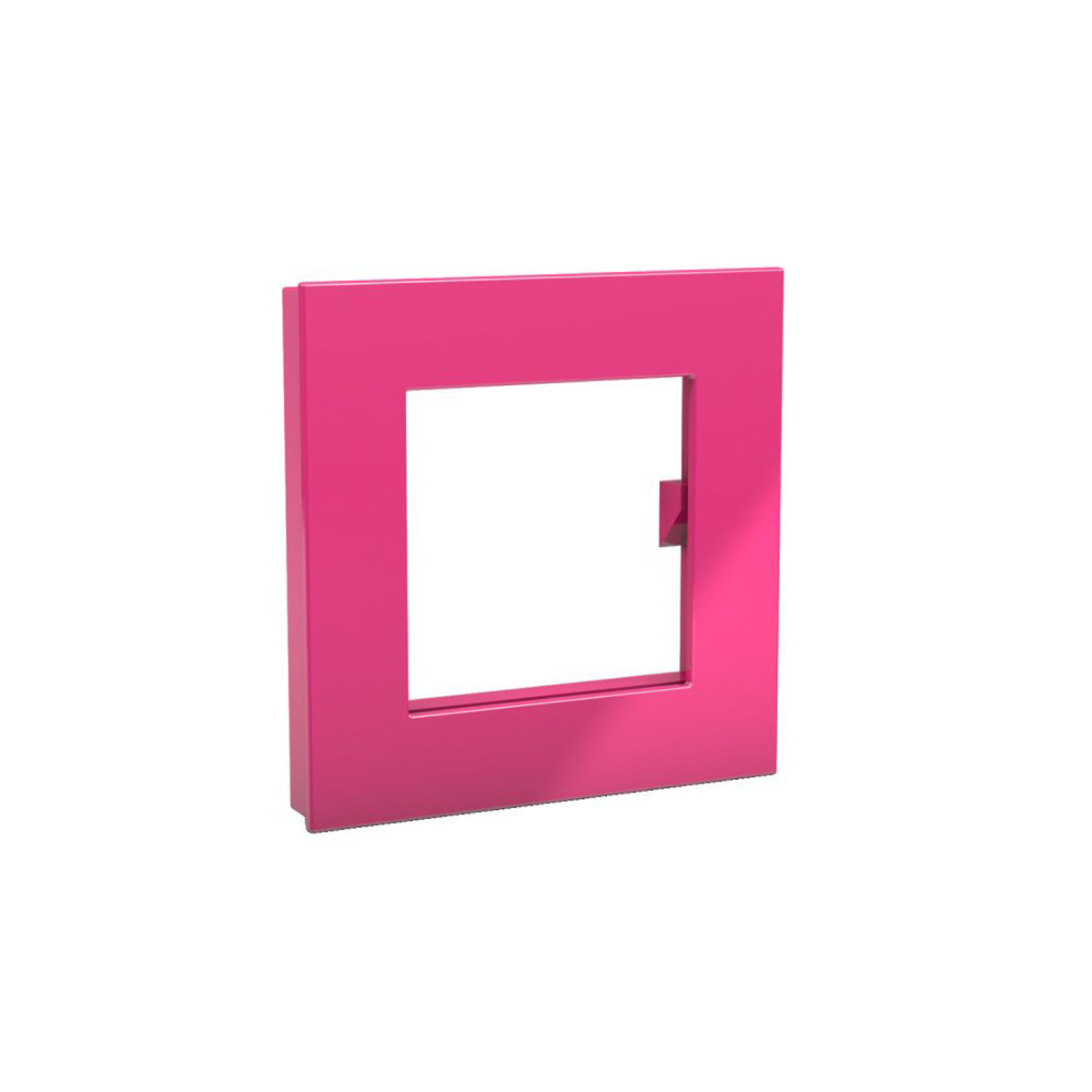 Dahle MEGA Magnet SQUARE XL pink, 75 x 75 mm mit Fotohalterung 