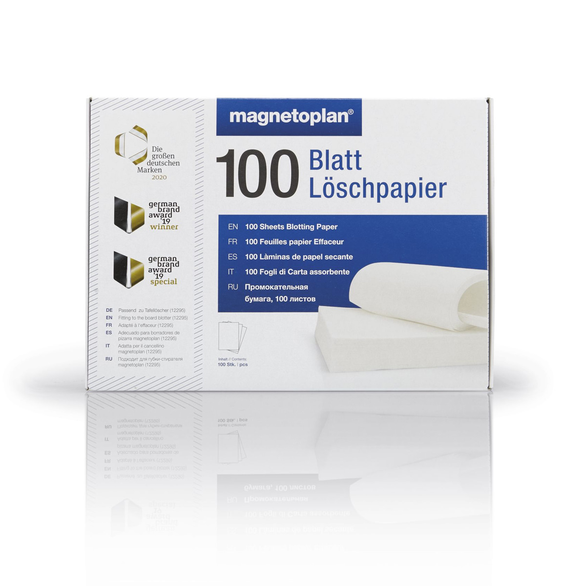 Magnetoplan 12296 Löschpapier 100 Blatt