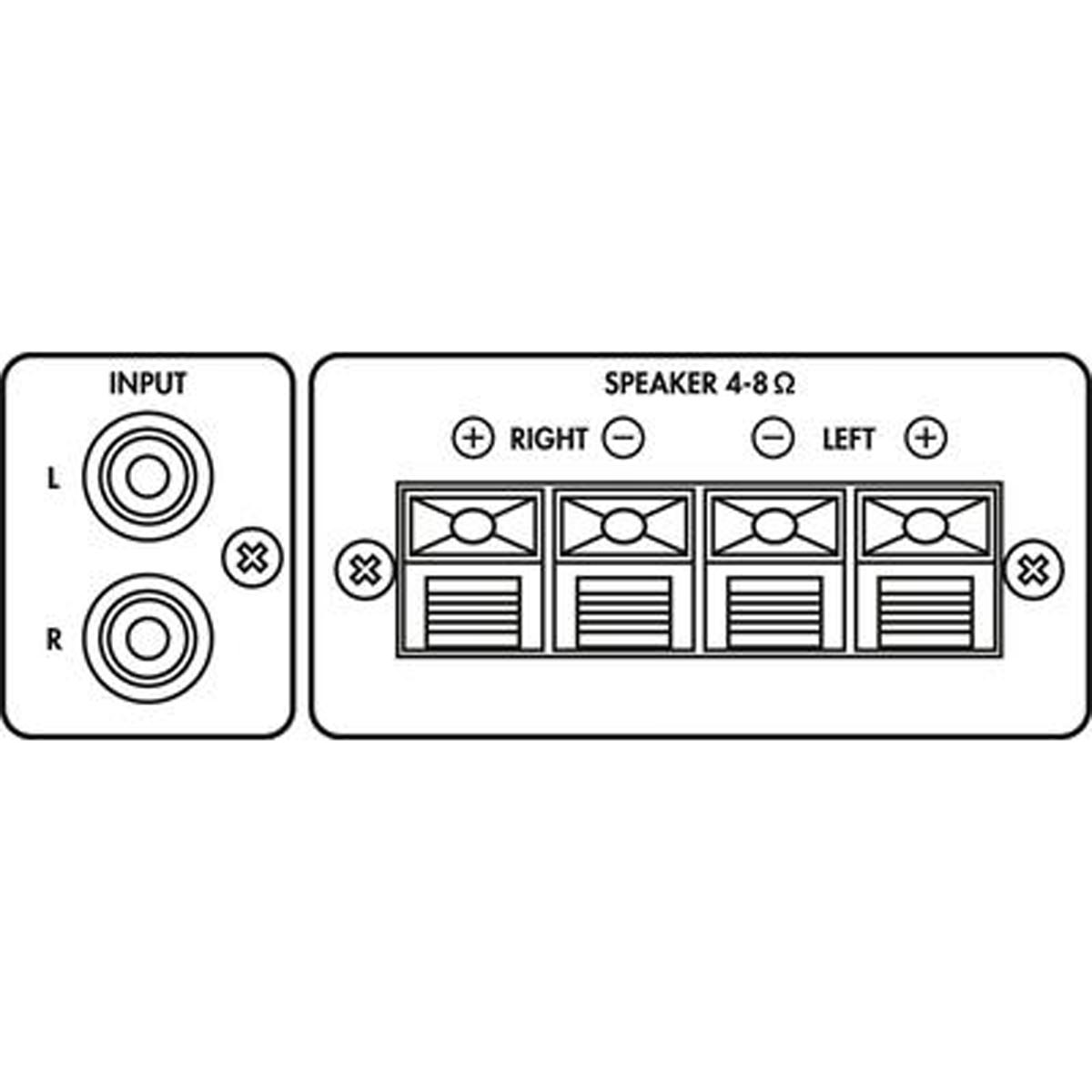 MONACOR SA-200 Universal-Stereo-Verstärker, 100 W