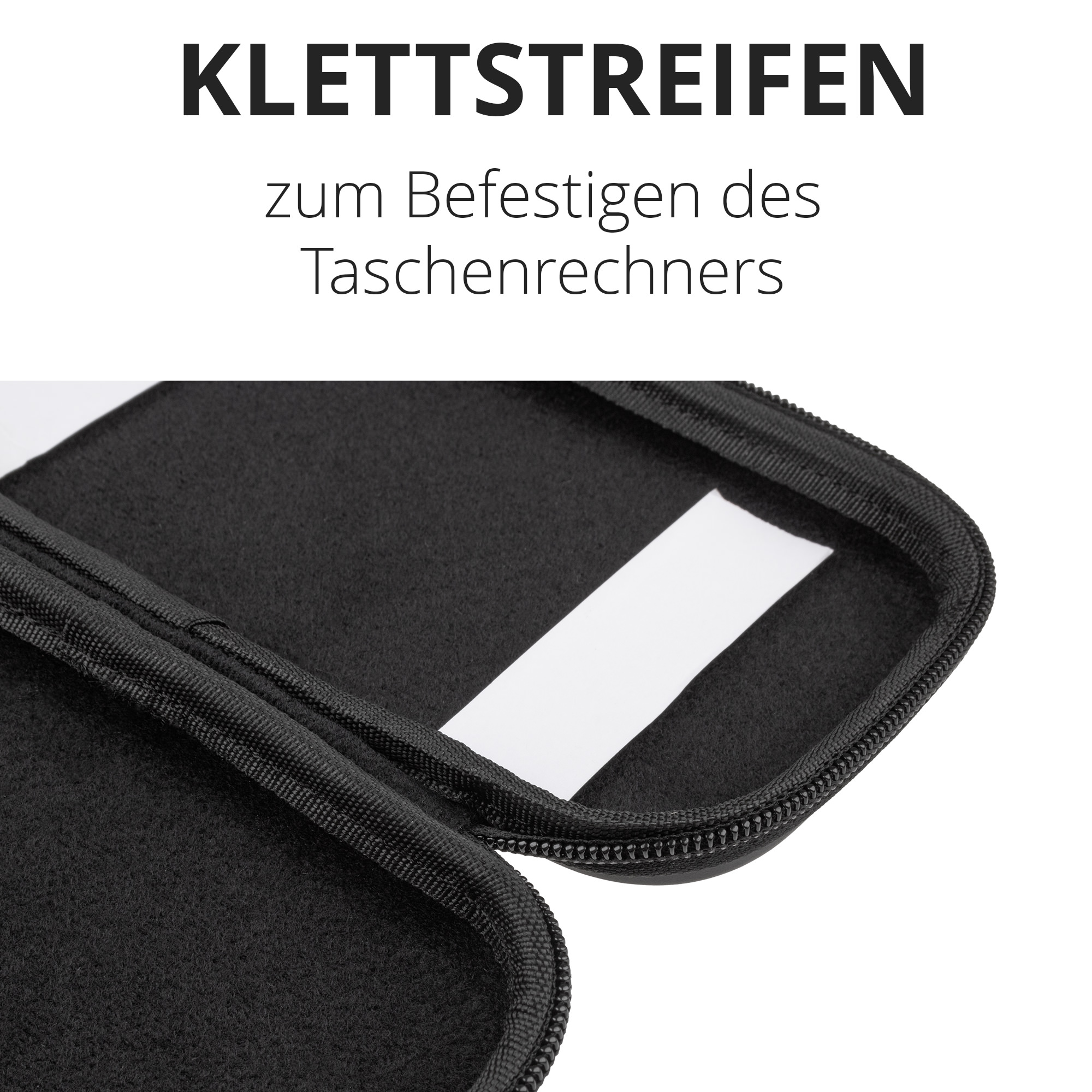 Casio FX-7400 G III Rechner mit Tasche hellgrau, Folie, Fachbuch, Zirkel Set 