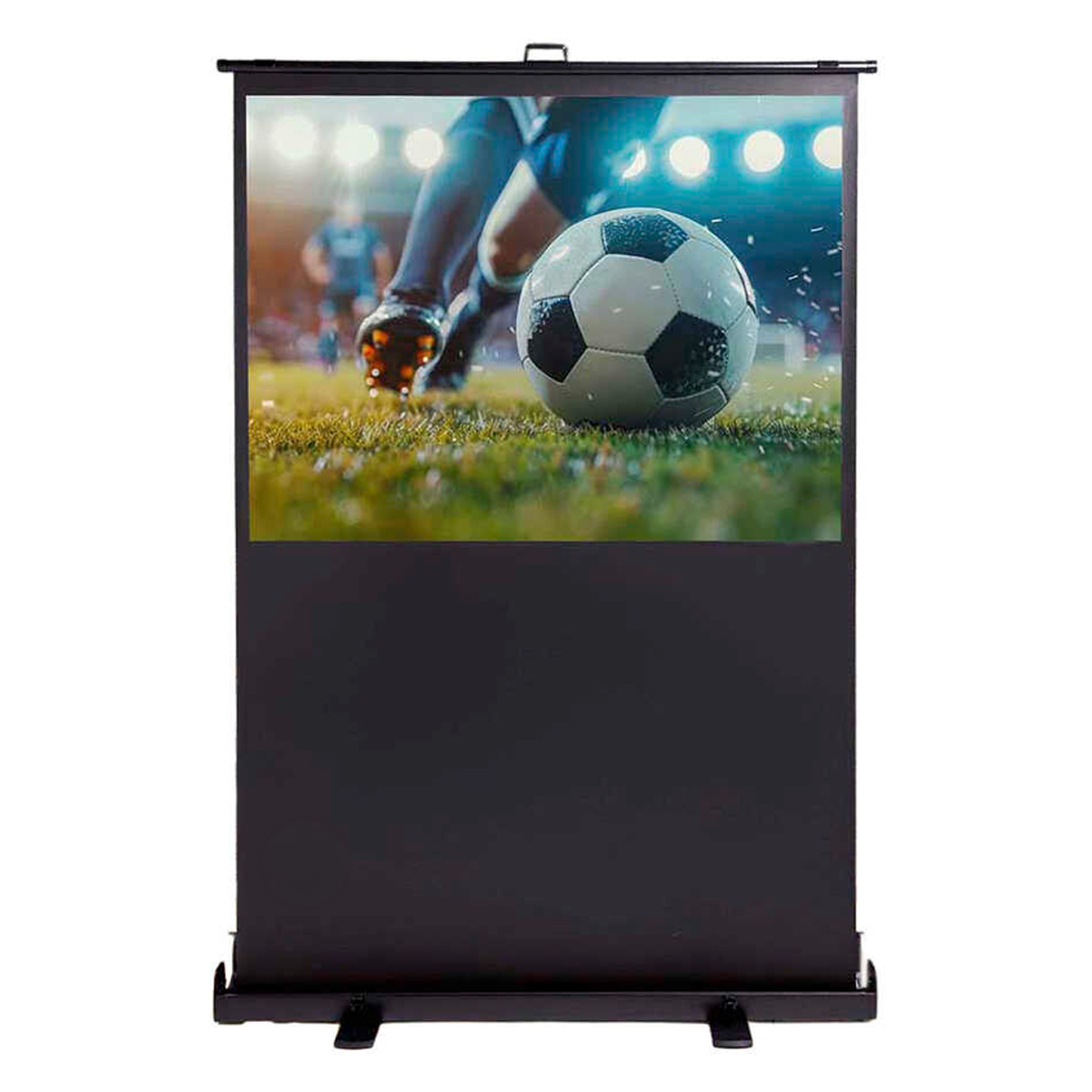 Magnetoplan mobile Pull-Up Bodenleinwand 1:1, 2,0 x 2,0m 