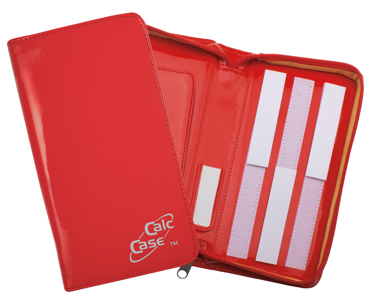CalcCase Fashion Lack Tasche für Grafiktaschenrechner rot