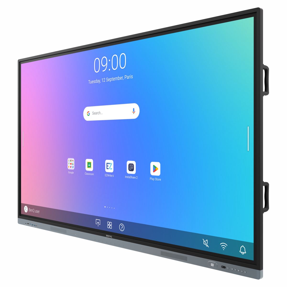 BenQ RM8604 86'' (218cm) 4K UHD Display, IR Touch, 128 GB RAM, 450 cd/m² 