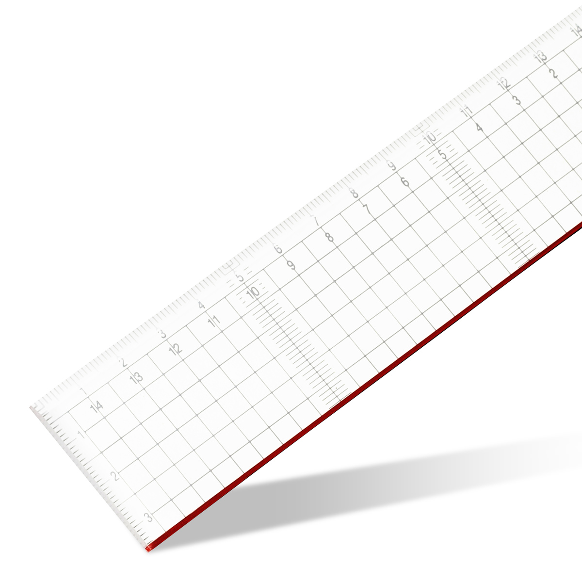 Aristo Schneidelineal 30 cm rote Schneidekante, glasklar 