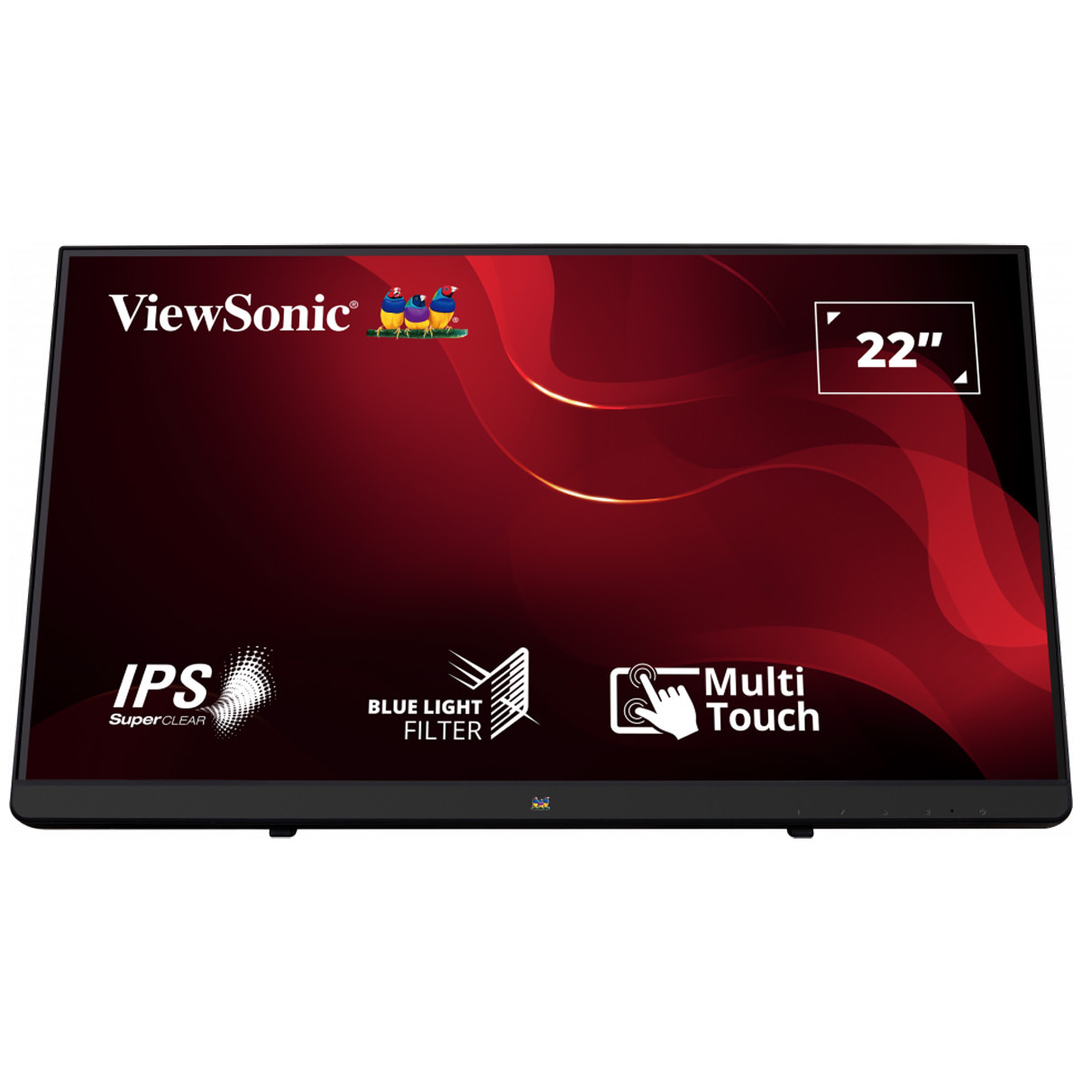 ViewSonic TD2230, 22'' (56cm) 10-Punkt-Touchscreen-Monitor Full HD 1080p Auflösung
