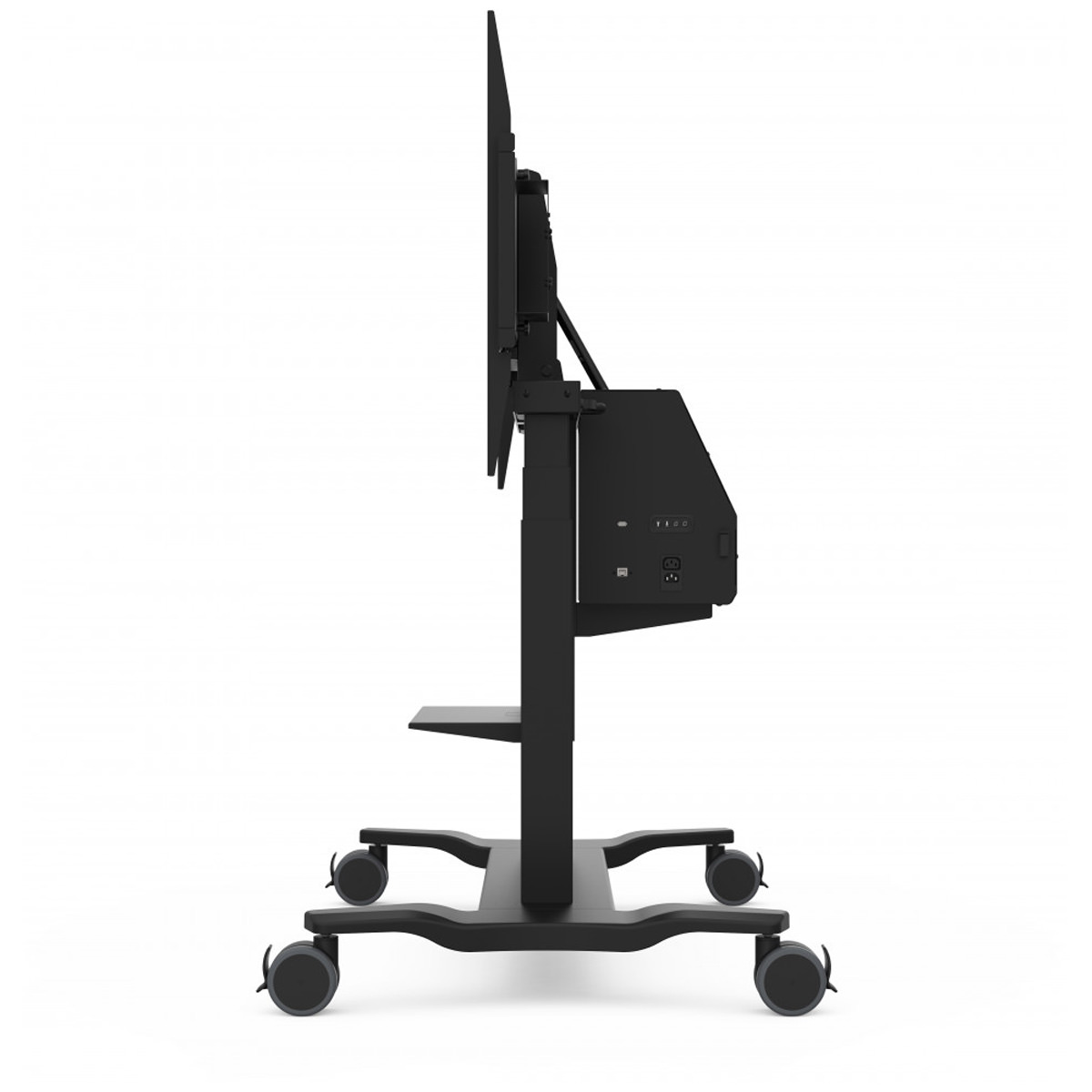 ViewSonic VB-STND-007, Motorisierter Rollwagen Motor. Double Trolley Cart für 55~86, Black