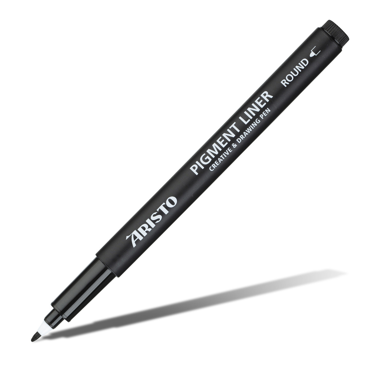 Aristo Pigment Liner Rundspitze schwarz, licht- und wasserbeständig 