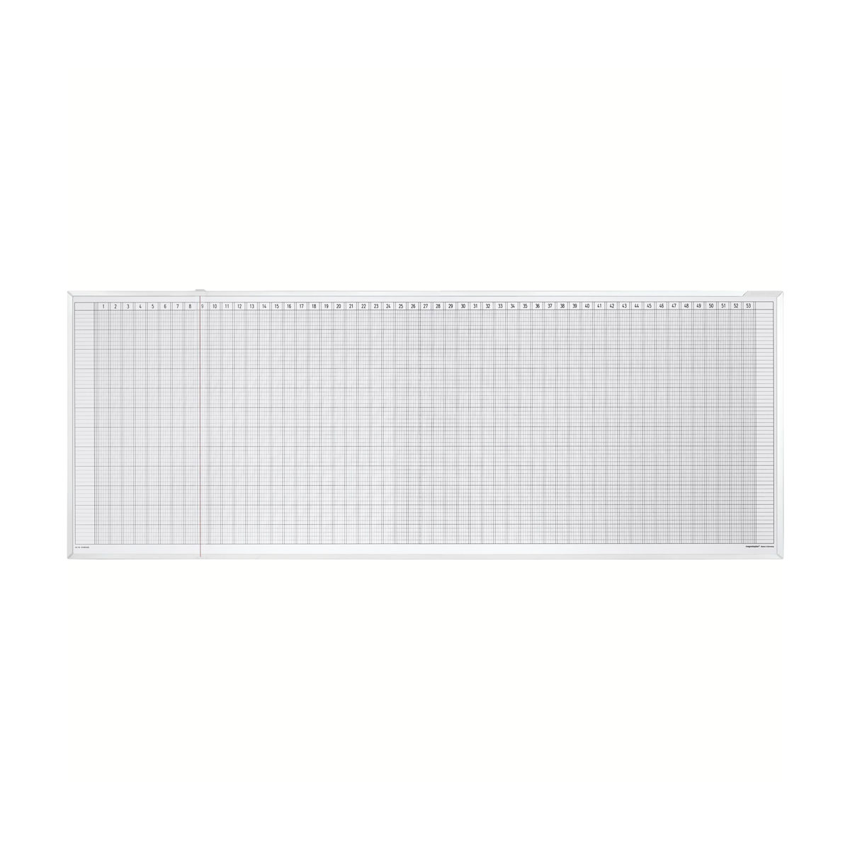 Magnetoplan 3707155 Aktivitäten- und Urlaubsplaner 200 x 75cm, 7 Tage, 60 Mitarbeiter