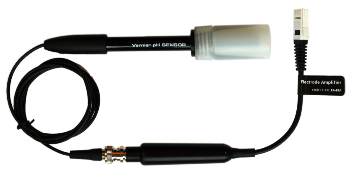 Vernier pH-Sensor (FPH-BTA) für Flüssigkeiten & Feststoffe Messbereich: pH 0 bis pH 14 / Auflösung: 0,004pH