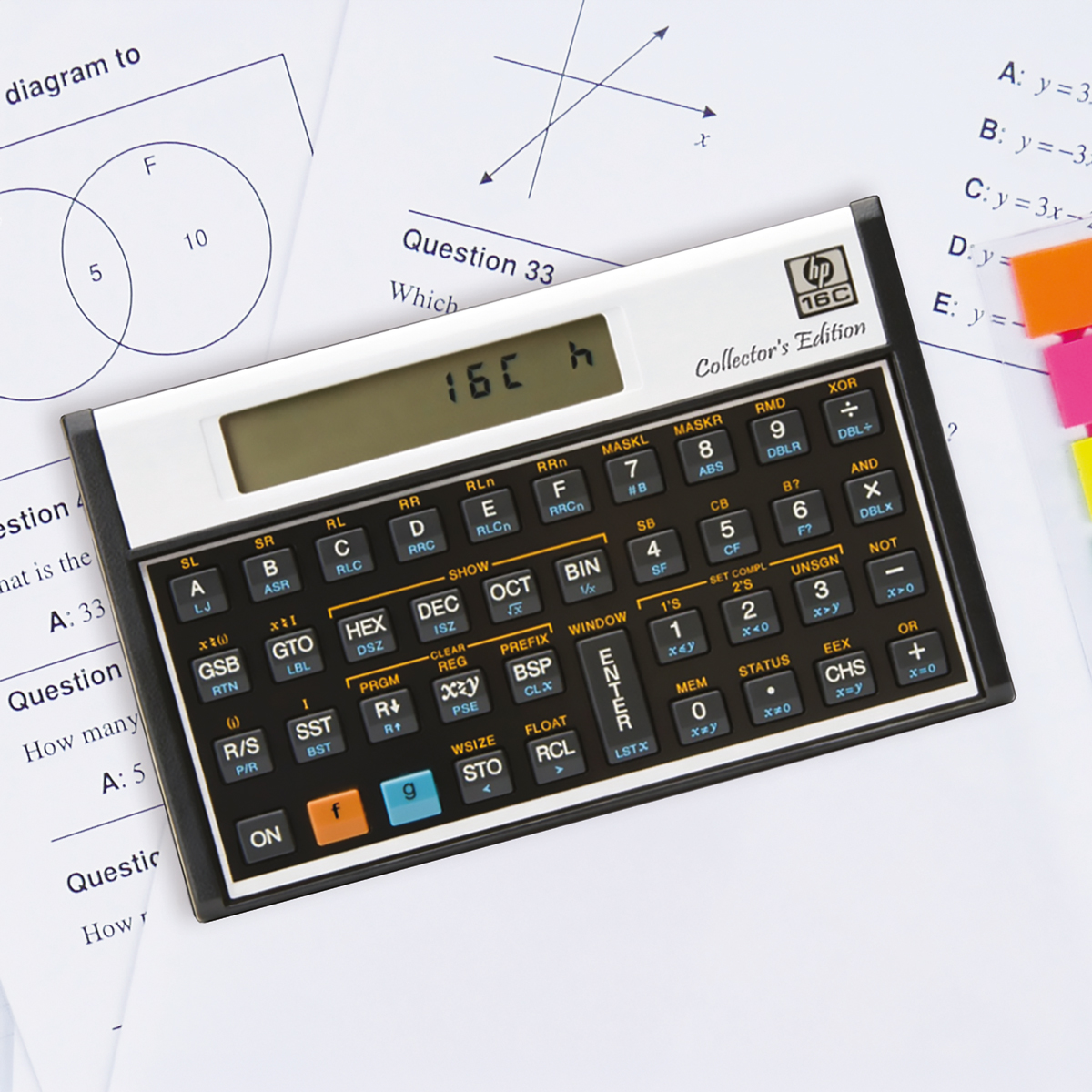 HP-16C Hewlett Packard Finanzrechner, Programmierbarer Taschenrechner 
