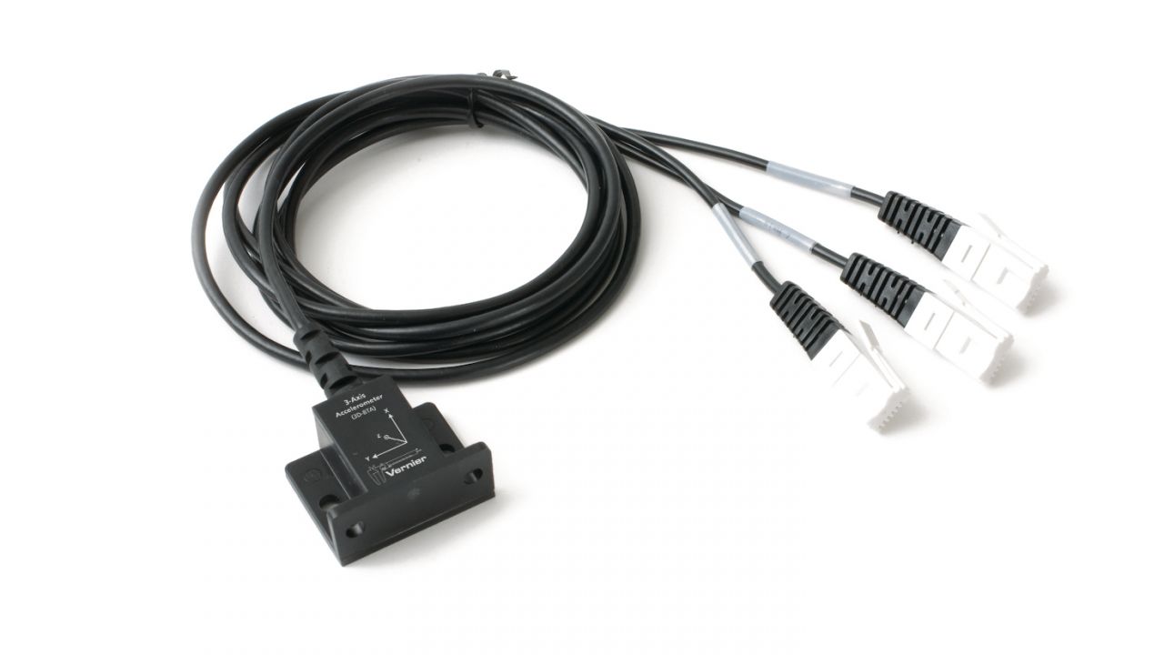 Vernier Drei-Achsen-Beschleunigungssensor (3D-BTA) Messbereich: -50m/s² bis +50m/s²