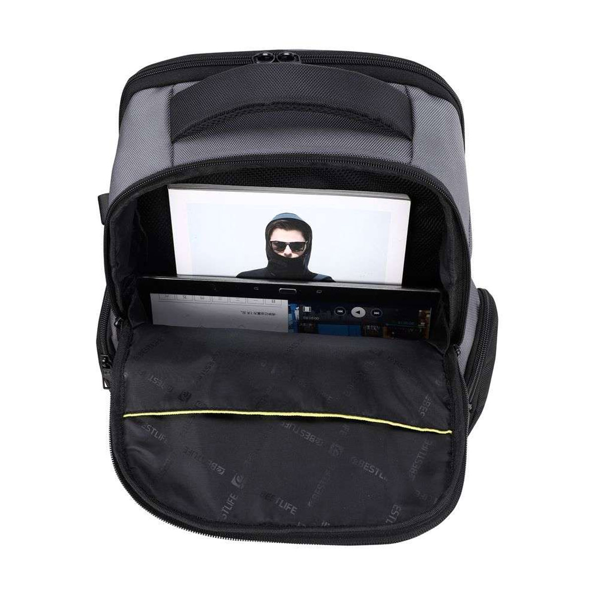BestLife BB-3900G Business Reiserucksack Ossian grau für Laptop & Tablet bis 15.6'' (39,6cm) 