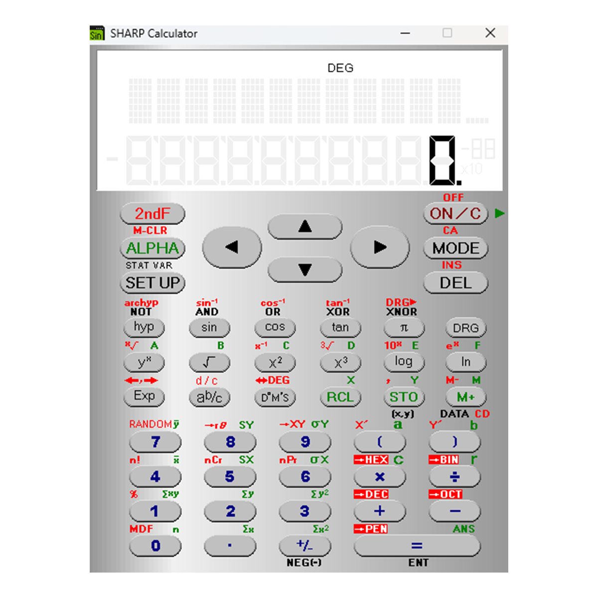 Sharp Emulator Software für die Modelle der EL-531 Serie 