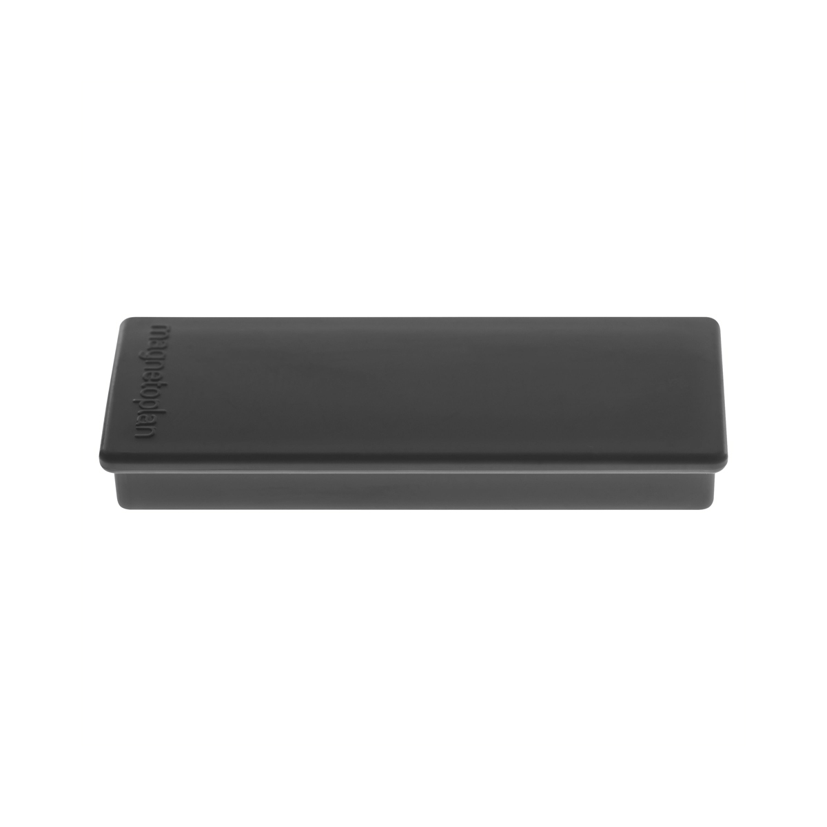 Magnetoplan 1665112 Rechteckmagnet, 10 Stück einfarbig schwarz