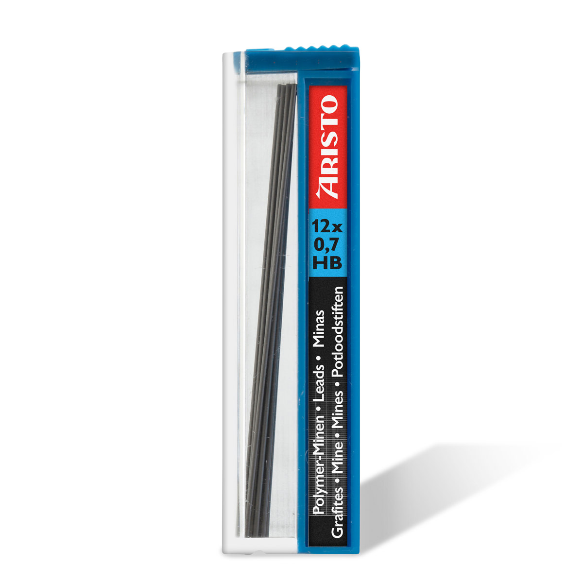 Aristo Feinminen Hi-Polymer 0,7 HB, Dose mit 12 Minen 