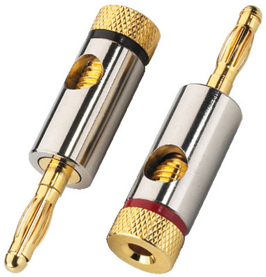 MONACOR BP-150 LS-Bananenstecker-Paar, 4,5 mm