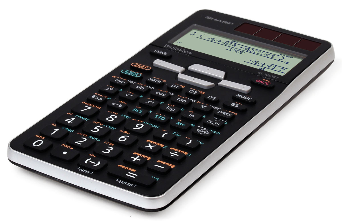 Sharp EL-W506T GY Schulrechner grau 
