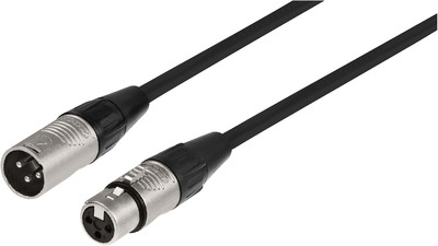 MONACOR MECR-200/SW XLR-Verlängerungskabel 2m