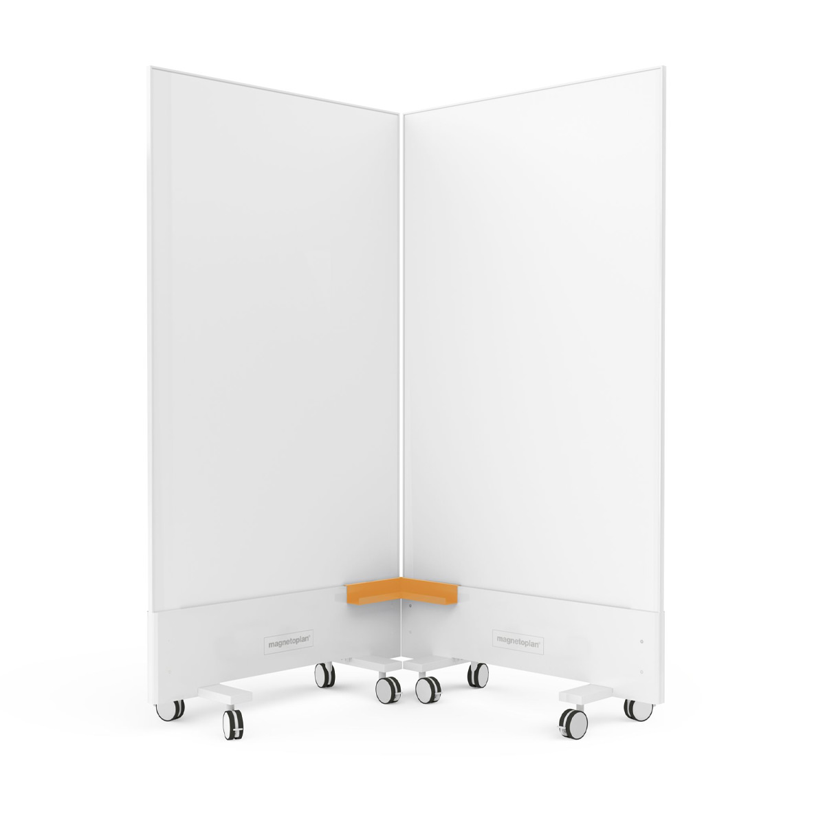 Magnetoplan 114661028 Eckablageschale Infinity Wall, melonengelb