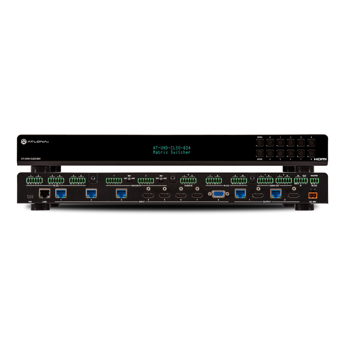 Atlona AT-UHD-CLSO-824 Multiformat Matrix 8 x 2