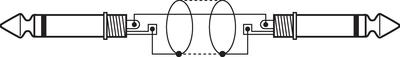 MONACOR MCC-100/SW Mono-Klinkenkabel