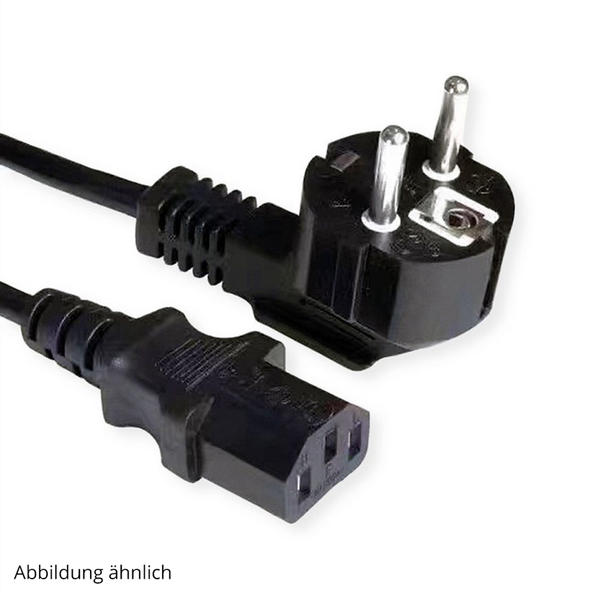 Formcase Stromkabel 1,8m, gerader Stecker, VDE-Zertifiziert 