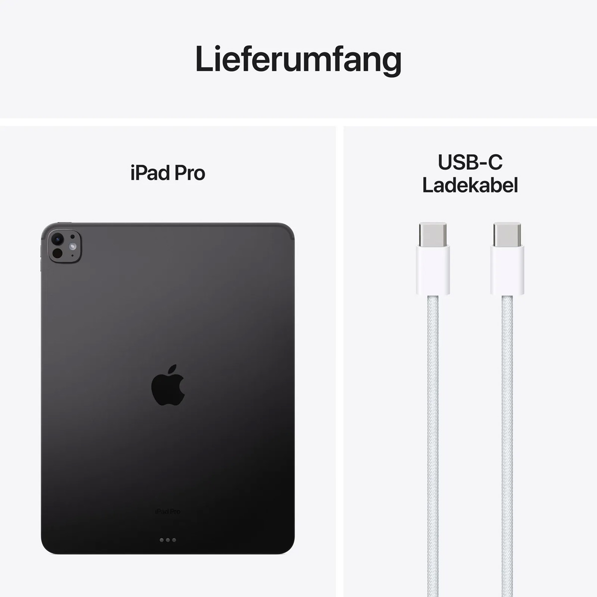 Apple iPad Pro 11 (27,94cm) 5. Generation Wi-Fi 256 GB Standartglas Space Schwarz