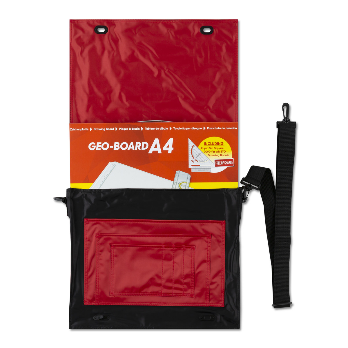 Aristo Geo Board Zeichenplatte A4 inkl. Schnellzeichendreieck und Carry Bag 