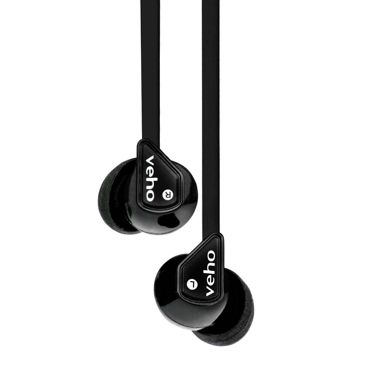 Veho VEP-003-360Z1 In-Ear Kopfhörer, kabelgebunden, schwarz 