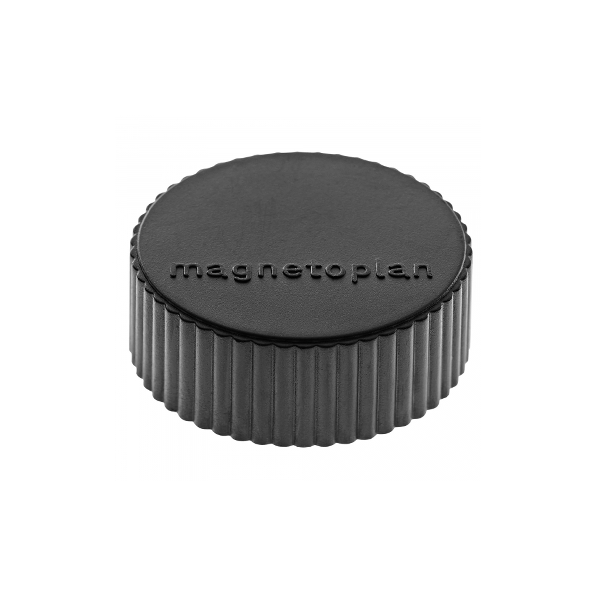 Magnetoplan 1660012 Magnete Discofix Magnum ⌀ 34 mm, 10 Stück, schwarz