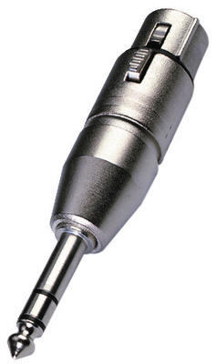 MONACOR NA-3FP NEUTRIK-Adapter XLR/6,3-mm-Stereo-Klinkenstecker