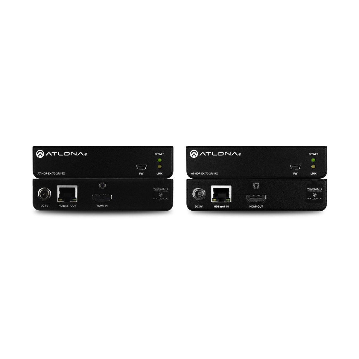 Atlona AT-HDR-EX-70-2PS 4K HDR HDMI HDBaseT TX/RX Kit 