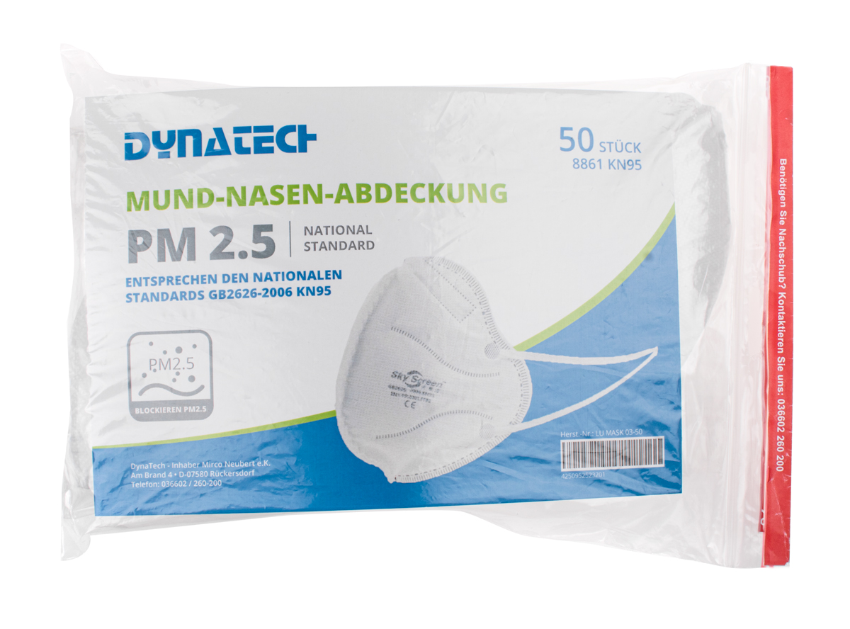 Mund- und Nasen-Maske / Behelfsmaske weiß 50er 