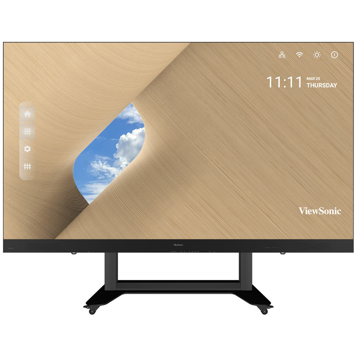 ViewSonic LDS135-153 faltbares All-in-One 135'' LED-Display mit mobilen Flightcase für einfachen Transport