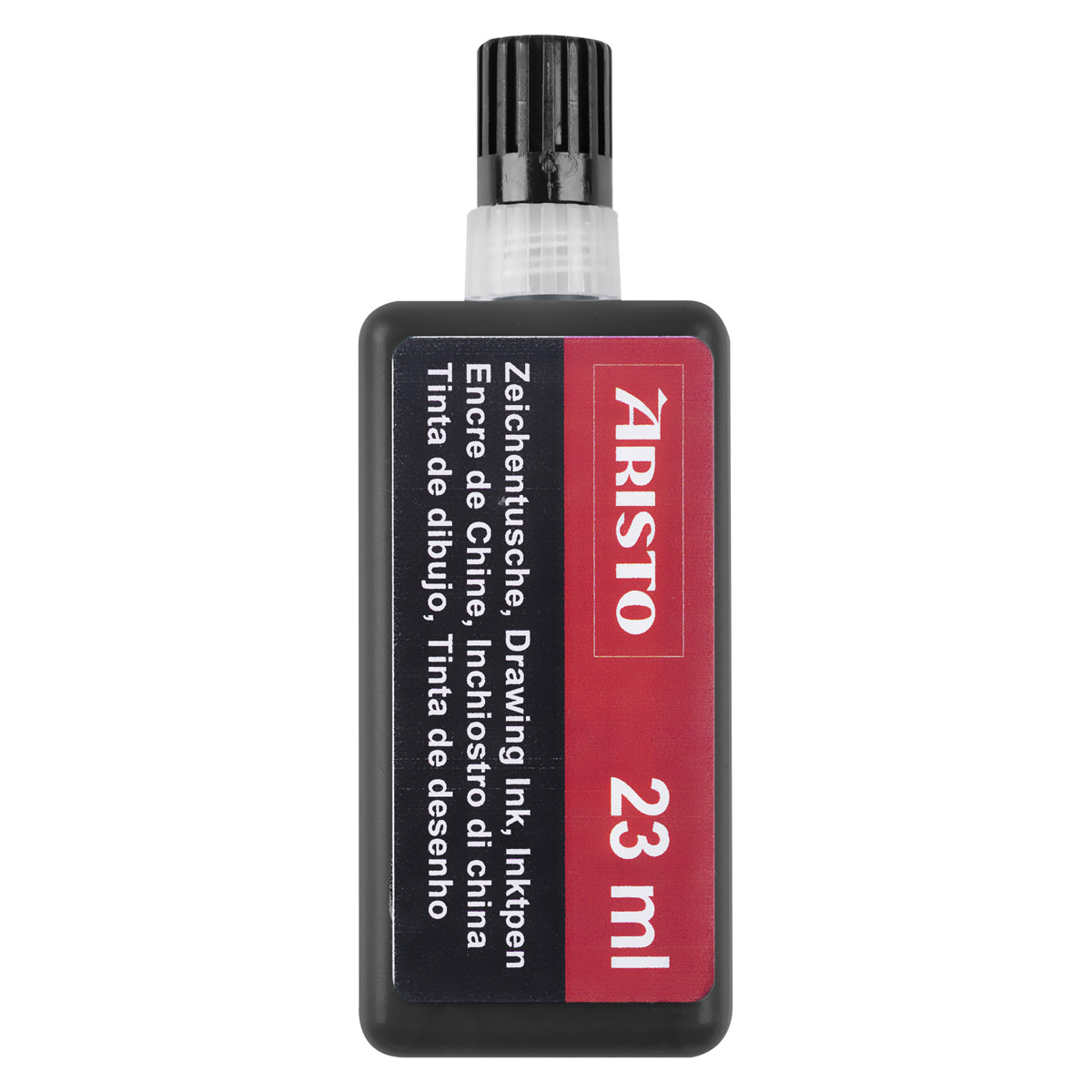 Aristo Zeichentusche 23 ml schwarz, hohe Deckkraft 