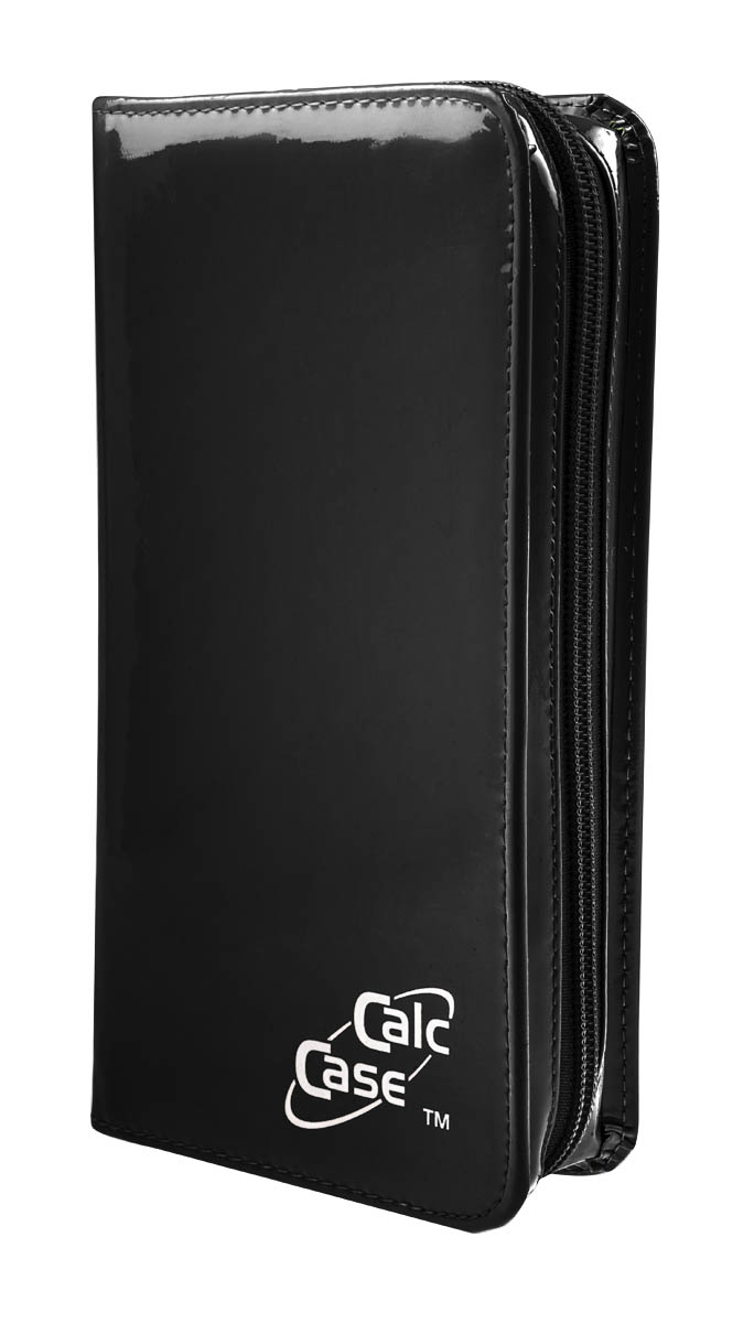 CalcCase Fashion Lack Tasche in schwarz für Grafiktaschenrechner 