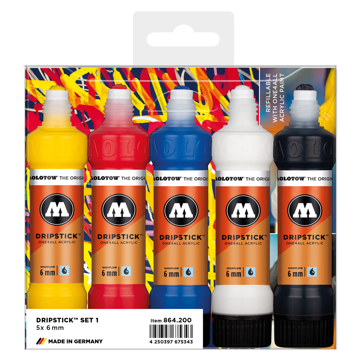 Molotow Dripstick One4All 30 ml 5er Set 