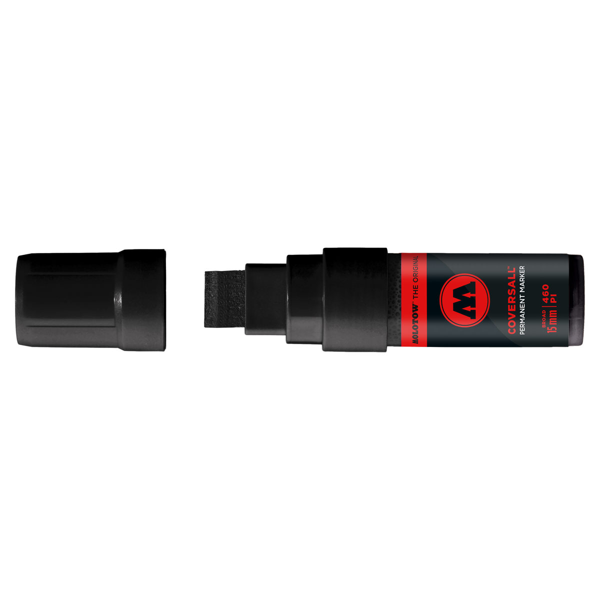 Molotow Permanent Marker COVERSALL 460PI 15 mm, Taschenformat, signalschwarz 
