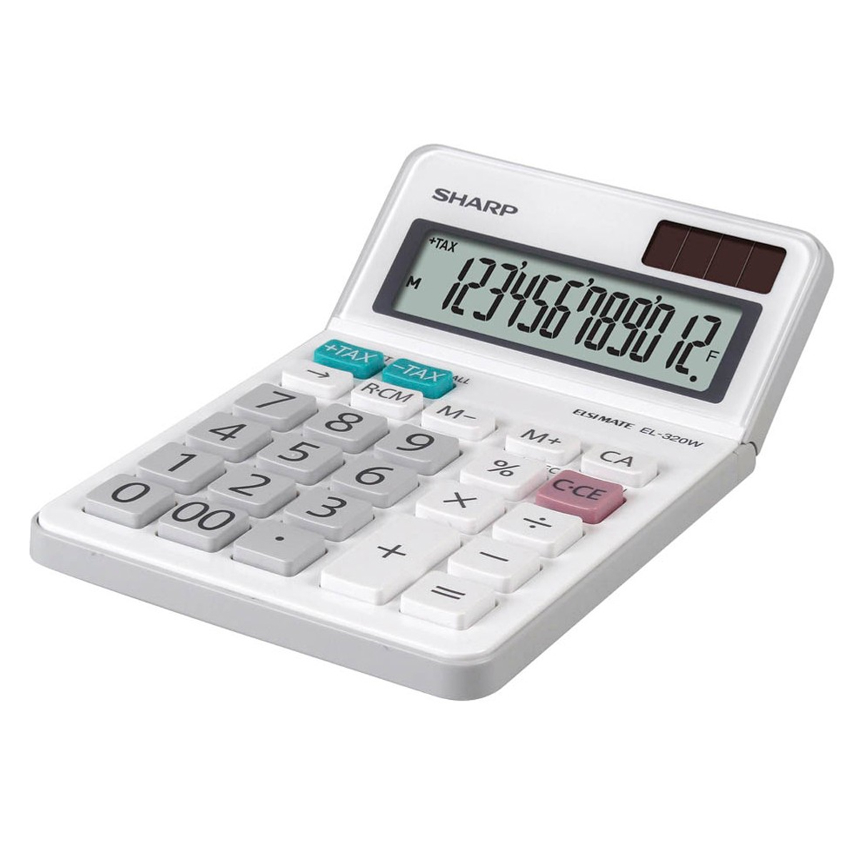 Sharp EL-320 W anzeigender Tischrechner 