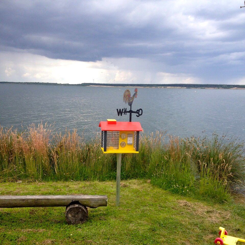 Wissner Wetterwarte mit Wetterhahn, Regenmesser & Instrumentenbrett mit Thermometer, Barometer & Hygrometer