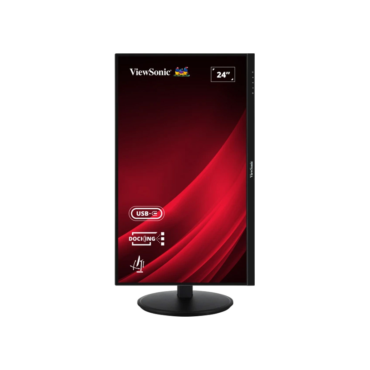 ViewSonic VG2409U-2, 24'' (61cm) Full HD Ergonomischer Docking Monitor mit USB-C Hub
