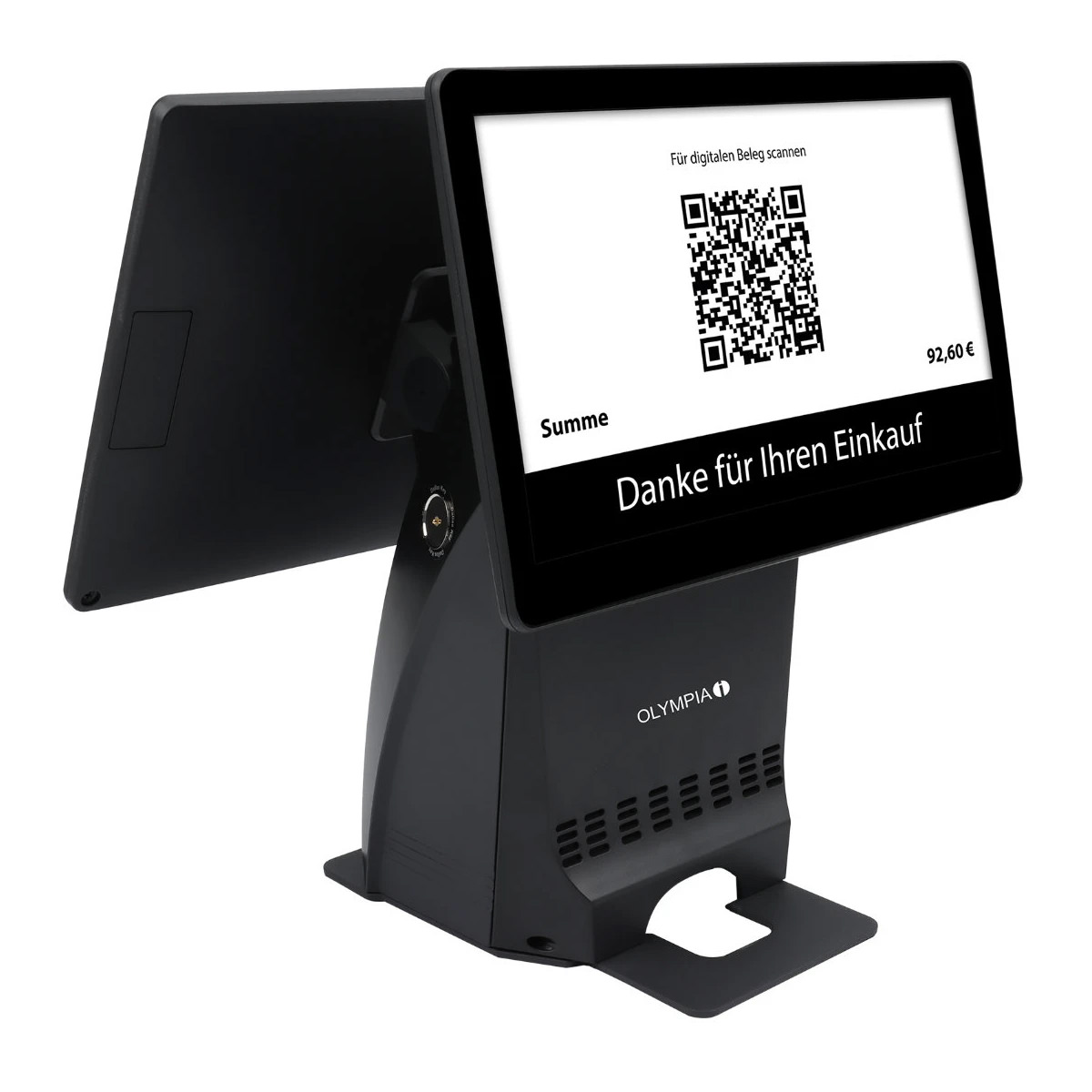 Olympia T215DK Kasse, für Handel und Gastro, ohne TSE-Lizenz 15 Zoll Touchdisplay