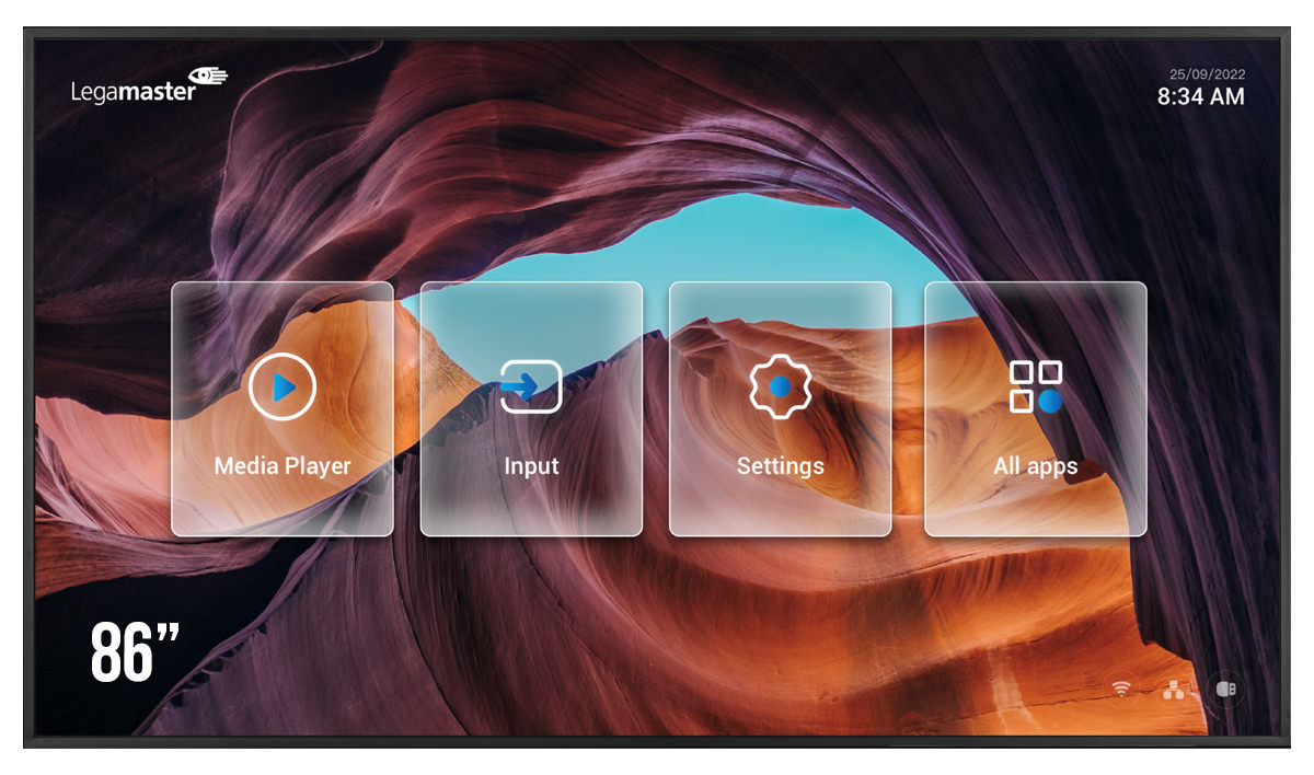 Legamaster 7-805110-86-EU Discover 2, 86'' (218,8cm) non-touch-Display DIS-8510