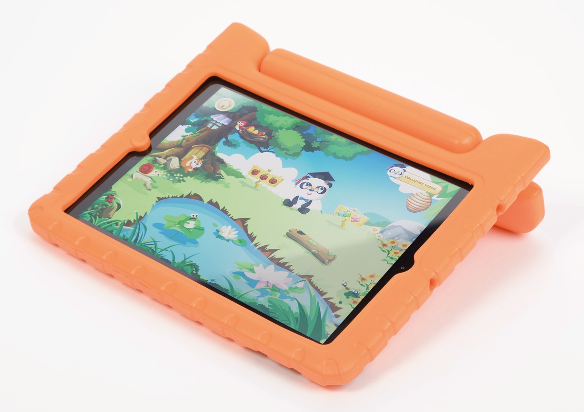 PARAPROJECT® KidsCover für iPad 10.2'' der 9. Generation, Schutzhülle in orange inkl. Stylus