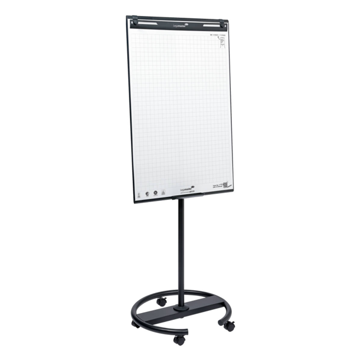 Legamaster 7-157625 Flipchart-Papierblock SKETCH ECO, Raster, 2x 50 Blatt