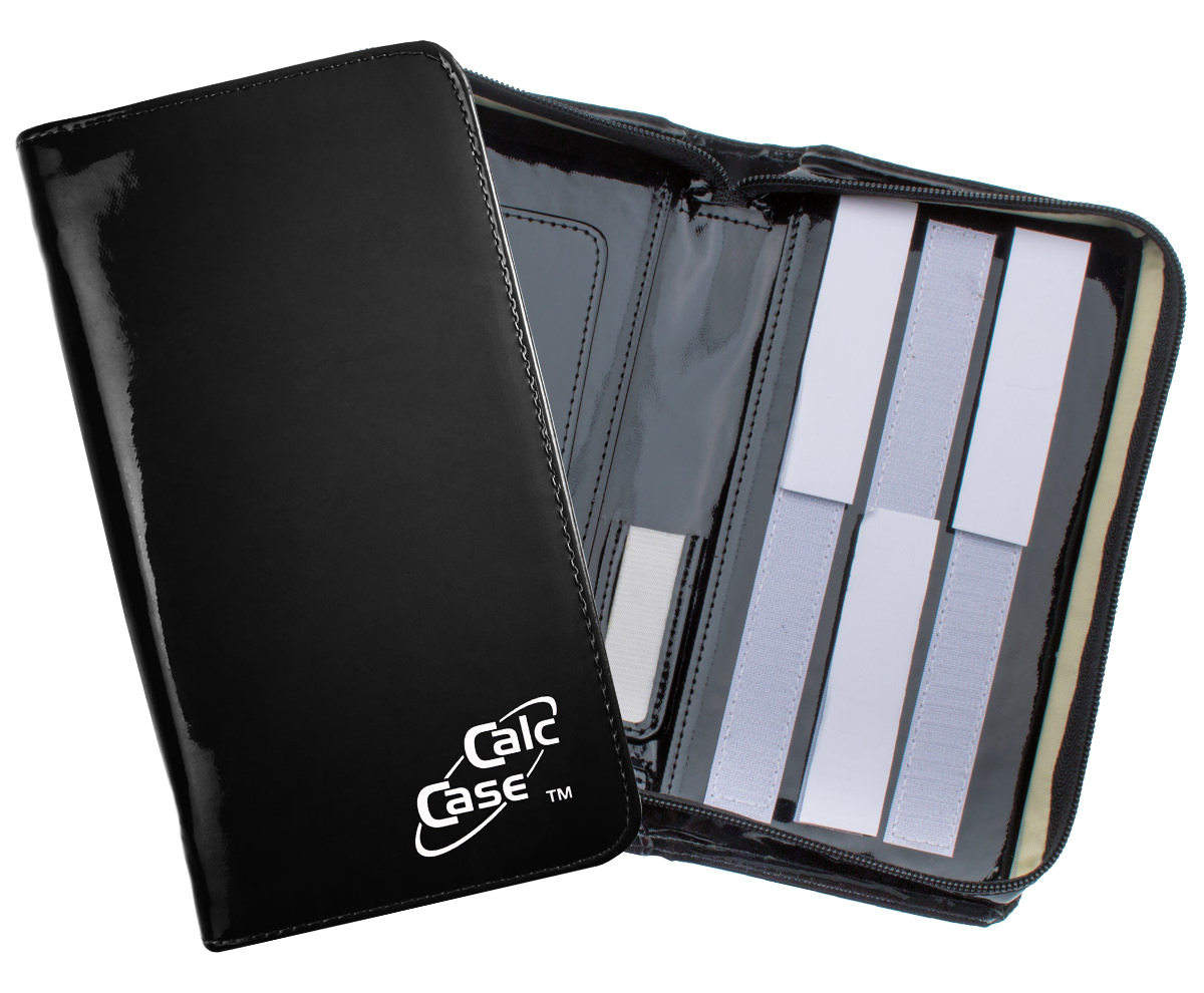 CalcCase Fashion Lack Tasche in schwarz für Grafiktaschenrechner 
