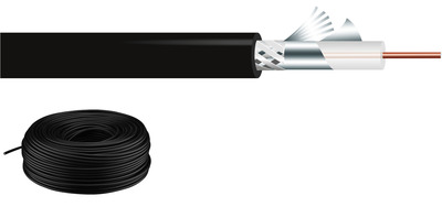 MONACOR RG-58 Koaxialkabel, 50 Ω, 100 m