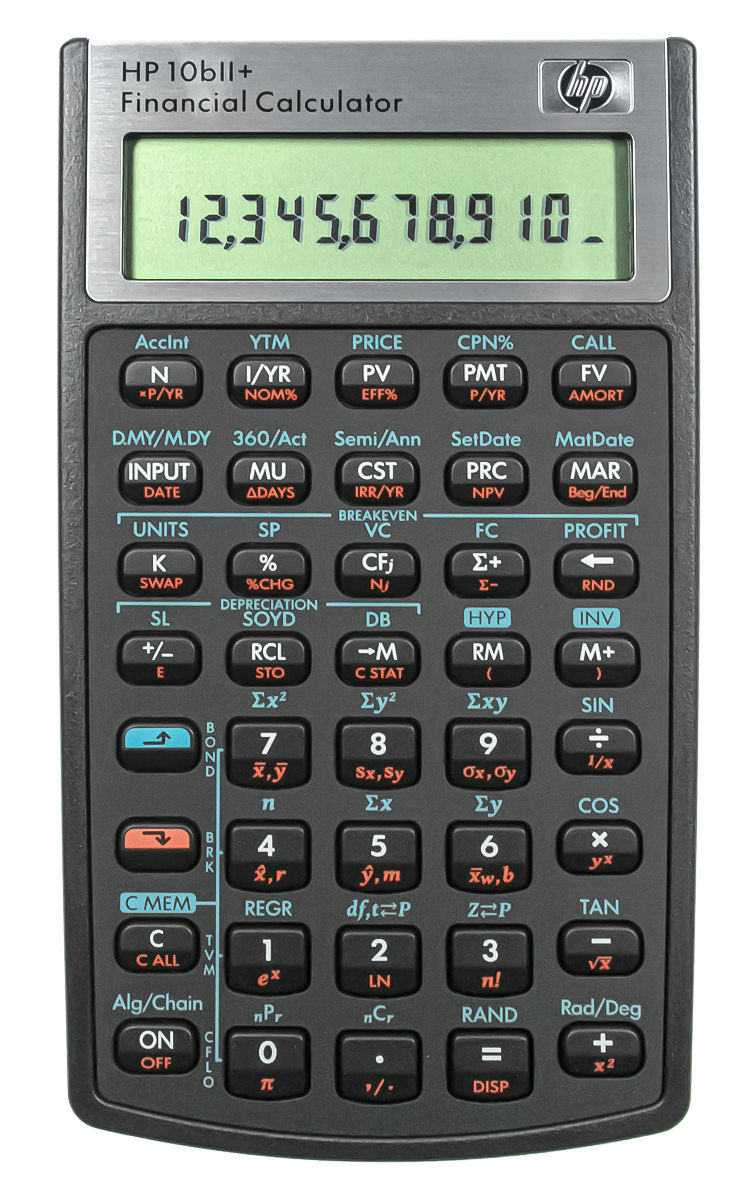 HP-10 B II Plus Finanzrechner 