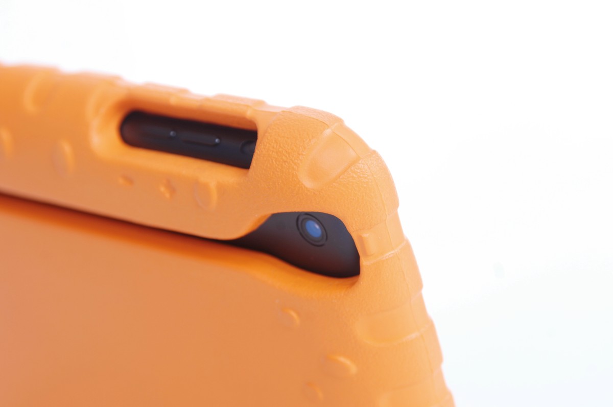PARAPROJECT® KidsCover für iPad 10.2'' der 9. Generation, Schutzhülle in orange inkl. Stylus