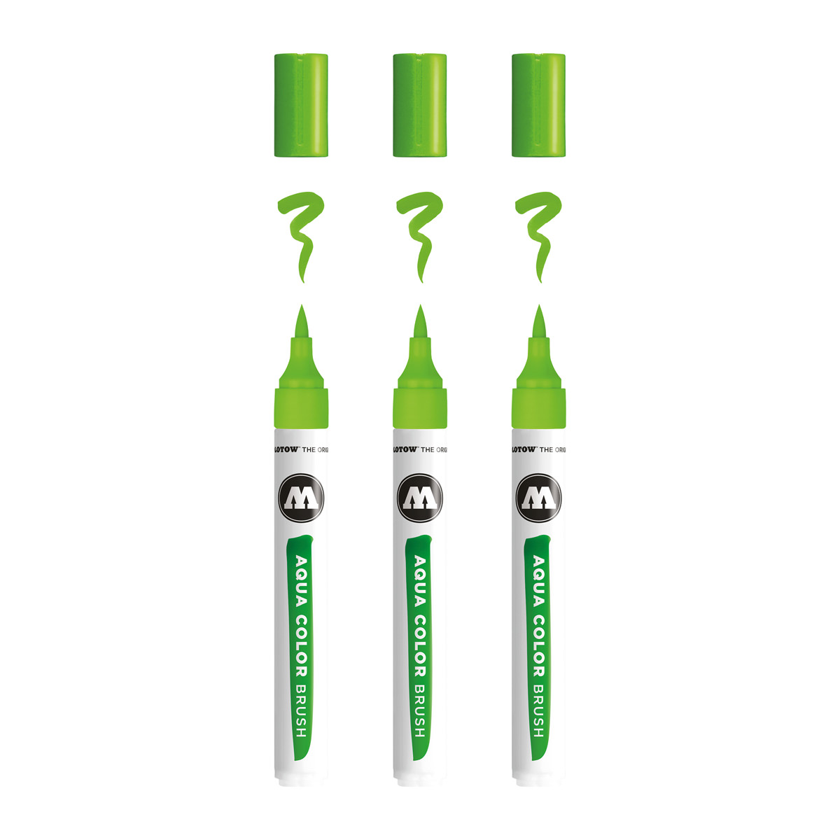 Molotow Marker AQUA COLOR BRUSH Nr. 016, gelbgrün 